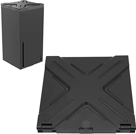 Yosoo Health Gear Spielkonsolen-Staubfilter-Abdeckung, ABS, Staubdicht, mit Einziehbarer VR-Aufbewahrungshalterung, Haken für Series X-Host mit Controller-Halterung,