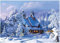 DOUKOYEE Diamond Painting für Erwachsene Kinder DIY 5D Diamant Painting Blume Tiere Katze Landschaft Dinosaurier Malen nach Zahlen Diamant Anfänger Home Wall Decor 30x40cm (J-Winter Schnee)