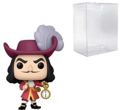 POP! Disney: Peter Pan 70th Anniversary - Captain Hook #1348 Bundled with Compatible Box Protector Case