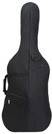 Dickly Borsa da trasporto per violoncello Custodia morbida per violoncello Zaino per violoncello impermeabile per spettacoli concerti, 115x45x25 cm