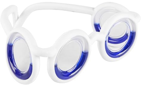 POFET Smart Brille gegen Reisekrankheit für Erwachsene, ultraleichte, tragbare Flüssigkeitsbrille gegen Übelkeit, Brille gegen Autokrankheit, Luftkrankheit und Seekrankheit