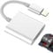 Lettore di schede SD da Lightning a SD (2 in 1) per iPhone 14 Pro Max, adattatore per fotocamera digitale, micro SD, memoria TF, trasferimento flash, doppio slot per Apple MFi, convertitore