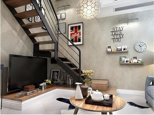 Tapeten Vliestapete Zementstil Moderne 3D Tapete Wohnzimmer Tv Sofa Hintergrund,Vliestapete Küchentapeten,Tapete Schlafzimmer,Tapete Flur 10mx0.53m