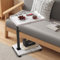 C-förmiger Beistelltisch Mit Rollen, Höhenverstellbarer C-förmiger Beistelltisch,Um 360° Drehbarer Sofa-Beistelltisch,Der Darunter Geschoben Werden Kann Moderner C-Couchtisch For Couch/Bett/Badewanne(