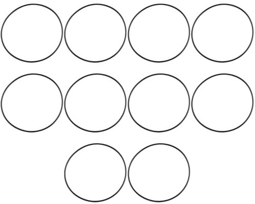 YINETTECH 10 Stück Nitril-Dichtungsringe 85mm ID x 2,5mm C/S NBR-Gummi-O-Ringe 90mmx85mmx2,5mm O-Ring-Dichtung Kompatibel mit Viega-O-Ring 556402 4943.20