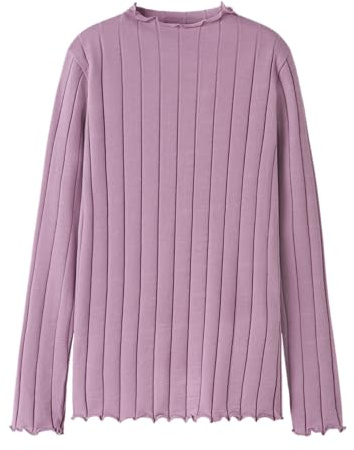 NAME IT Girl Oberteil mit Langen Ärmeln Rippstrick | Long Sleeved Top