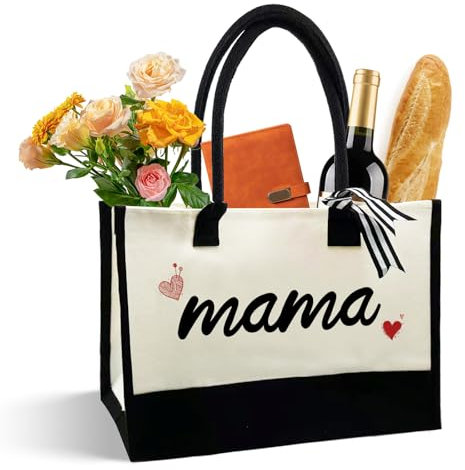 HeDaKang Muttertagsgeschenk Geschenke für Mama Mutter - Geburtstagsgeschenk Mama Tasche Mutter Tochter Geschenk für Frauen Mom Mommy Bag Umhängetasche Damen Shopper Handtasche Arbeitstasche