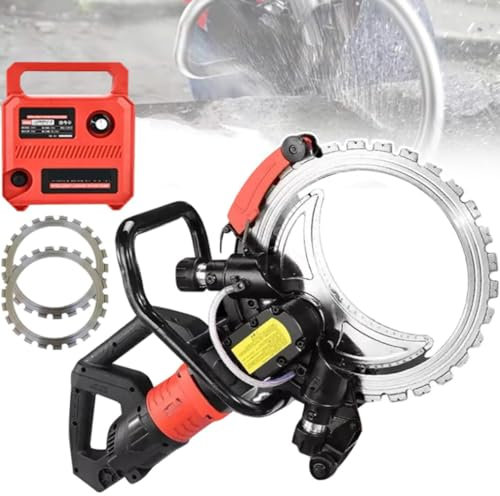 Sierra De Hormigón Eléctrica De 8800 W/9500 W, Sierra De Anillo De Alta Frecuencia, Máquina Cortadora De Paredes, Profundidad De Corte De 29 Cm, Corte Sin Polvo, Para Cortar Hormigón,8980W
