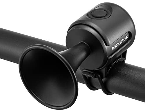 ROCKBROS Campanello Elettronico Bici Mini 120dB, Impermeabile Nero
