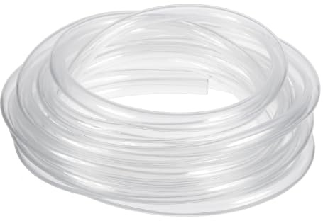 PATIKIL 5M Air Conditioner Drain Hose 8mm ID x 11mm OD Leakproof PVC Clear Universal AC Drain Hose Pipe Replacement for Mini-Split Window AC Unit Parts Irrigation Washing Tube