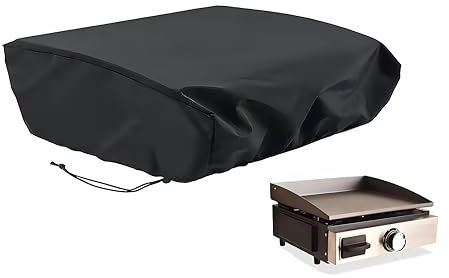 Azatemgo Abdeckung für Plancha aus Oxford-Gewebe 420D – Größe 65 x 60 x 25 cm – Wasserdicht, UV- und Staubdicht – Schwarz – Geeignet für den Außenbereich