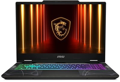 MSI Cyborg A15 AI 15.6 inch FHD 144Hz Gaming Laptop, AMD Ryzen7 260, RTX 5060, 16GB DDR5 Memory, 1TB NVMe SSD, Windows 11 Home