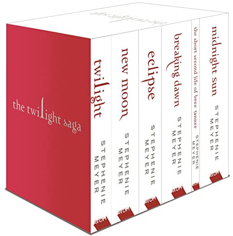 Twilight Saga 6 Book Set (White Cover)