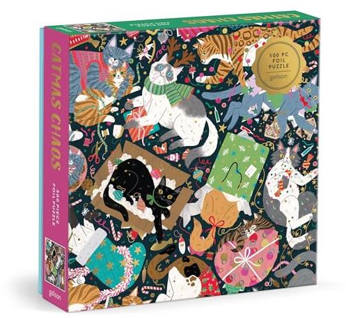 Catmas Chaos 500 Piece Foil Puzzle