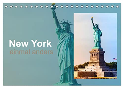 New York - einmal anders (Tischkalender 2026 DIN A5 quer), CALVENDO Monatskalender: Ein außergewöhnlich gestaltetet mit Bildern der Megametropole (CALVENDO Orte)