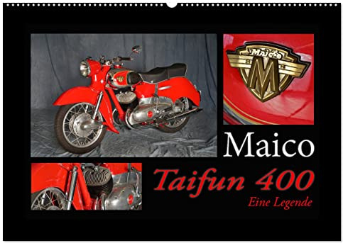 Maico Taifun 400 - Eine Legende (Wandkalender 2026 DIN A2 quer), CALVENDO Monatskalender: Ein Wirbelwind aus den 50er Jahren (CALVENDO Mobilitaet)