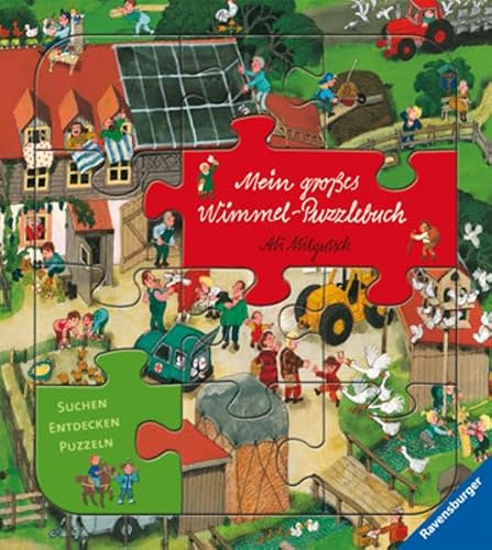 Mein großes Wimmel-Puzzlebuch: Suchen, Entdecken, Puzzeln