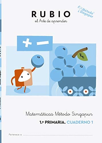 Matemáticas Método Singapur 1.º Primaria RUBIO | 3 libros
