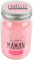 HOME DECO FACTORY Dites Le avec des Mots MO0156 Bougie Mason Jar Cire/Verre Rose 7,80 x 7,80 x 13,20 cm