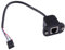 Cable de extensión de red Ethernet RJ11 6P4C hembra a DP 4P macho, 15 cm