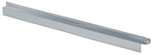 bellissa Rasenkante Comfort aus Metall - 7062 - Stahlblech feuerverzinkt, silberfarbig - mit Mähkante - 118 x 9 cm, Nutzlänge 17,25 m - Mit patentierter Verbindungstechnik
