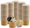 Lawei 100 Pcs Paper Ice Cream Cups 240 ml Disposable Yogurt Tubs Recyclable Paper Cups Dessert Blows for Sundae Yogurt Pudding Jelly Tiramisu