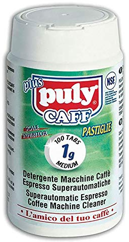 Puly Caff Plus Bean to Cup Coffee Machine Cleaning/Cleaner Tablets 100 x 1G TUB