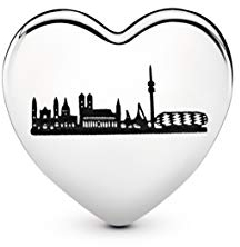 PANDORA Charm Herz München silber 792015_E035