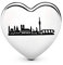 PANDORA Charm Herz München silber 792015_E035