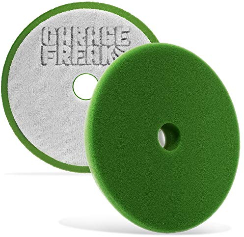 Garage Freaks Politurschwamm - Finish Cut Foam Pad 150mm - grün - Polierpad 150mm für 125mm Stützteller - Made by Menzerna - abgestimmt auf Garage Freaks Finish Cut Hochglanzpolitur