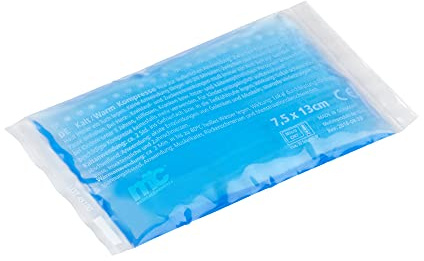 Medicalcorner24® Kalt Warm Kompresse, Gelkompresse, 7,5 cm x 13 cm, Mirkowellen geeignet, 1 Stück