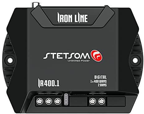 Stetsom IR400.1 2 Ohms 1 Channel IR 400 Watts RMS Amp Class D Mono Full Range Amplifier