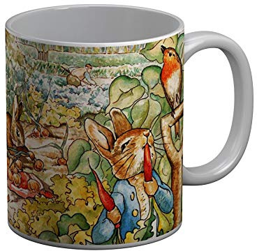 Fabulous Keramische Becher 325ml Petter Kaninchen Garten Illustration Kind Beatrice Potter