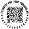 Satyaexports Gummistempel mit Aufschrift Thank You for Purchasing QR-Code, selbstfärbender Gummistempel, personalisierbar