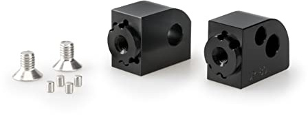 Puig 20839N Adaptor Adjustable Passenger Footpeg Black