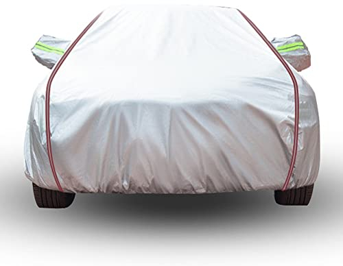 Autoabdeckung für VW Lupo,Auto Abdeckplane für Volkswagen, Premium Autoplane aus hochwertigem und wasserdichtem Material Innenfutter aus Baumwolle(Color:A,Size:Hatchback 1998-05)
