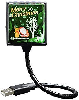 Tiardey USB-Sternen-Nachtlicht, 3 Modi, 8 Lichteffekte, ger?uschaktivierte Strobe-Atmosph?re-Dekorationen für Auto, Schlafzimmer, Weihnachtsfeier – Blau und Rot