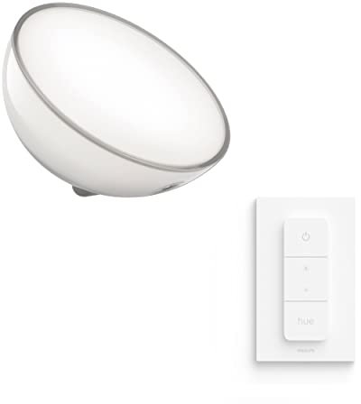 Philips Hue - Lampe portable Hue Go + Dim Switch Télécommete
