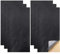 VEGCOO Kunstleder Selbstklebend Schwarz, Leder Flickzeug, 6 Stück 20 x 30 cm Reparatur Flicken Leder, PU Leder Außenreparatur Flicken für Sofas Möbel Autositze Jacken Handtaschen