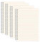ztowoto 4 Packungen Notizbuch,Notizbuch A5 Mit Rand Und Perforiert, 120 Blatt Block Kariert A5, Collegeblock Block FüR SchulbüRo (Schwarz & Weiß)