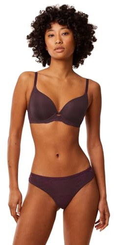 Triumph Damen Amourette Charm T WHP01 Bra, DEEP Burgundy, 75F