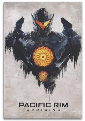 greb Filmposter Pacific Rim, Raumdekoration, ästhetisches Poster, künstlerisches Poster für Schlafzimmer, Wohnzimmer, Wände, 60 x 90 cm, ungerahmter Stil