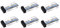 TOMBOW 6 Radiergummis PVC ohne Latex MONO Dust Catch schwarz