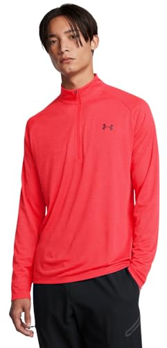 Under Armour Mens Tech Half Zip Top Racer Red XL