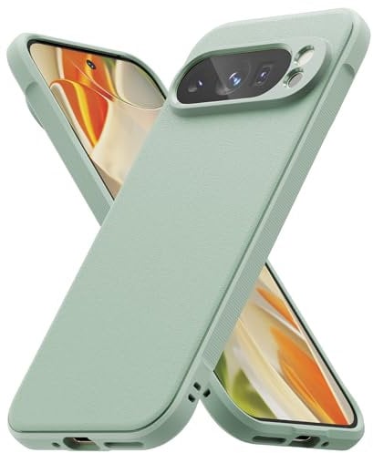 Ringke Onyx Compatibile con Cover Pixel 9 Pro, Ottima Grip Antiscivolo Antiurto Perfetta Calza Custodia Robusta Antigraffio TPU - Mint