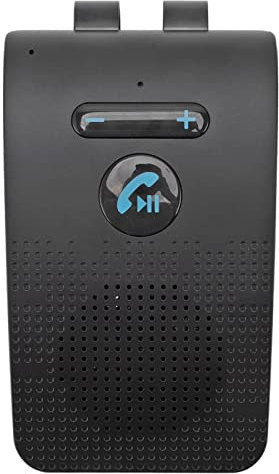 Car Bluetooth Speaker, Car Bluetooth Speakerphone Sun Visor Receiver Adapter Handsfree MP3 Speaker with Back Clip