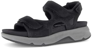 Gabor Damen Low-Top Sneaker, Frauen Halbschuhe,schnürschuhe,schnürer,straßenschuhe,Strassenschuhe,Sportschuhe,schwarz,43 EU / 9 UK