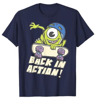 Maglietta Disney Pixar Monsters University Back In Action Maglietta