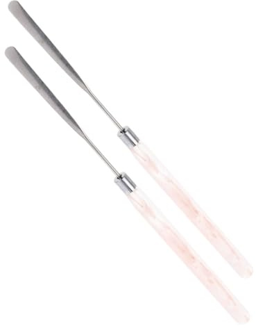2 Stück Flüssig Foundation Mischer aus Acryl und Edelstahl