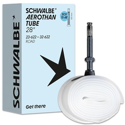 Schwalbe Aerothan Schlauch – Fahrradschläuche für Urban, MTB, Race und Touring Fahrräder – Fahrradschlauch aus TPU – Made in Germany